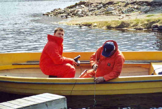 Versuch mit dem Echolot